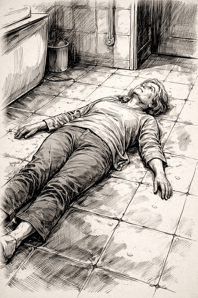 The house was silent.